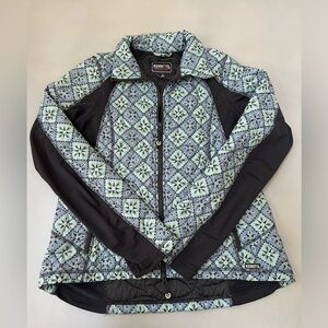 KERRITS Quilted Jacket Side Panels EQUESTRIAN Riding Size large
